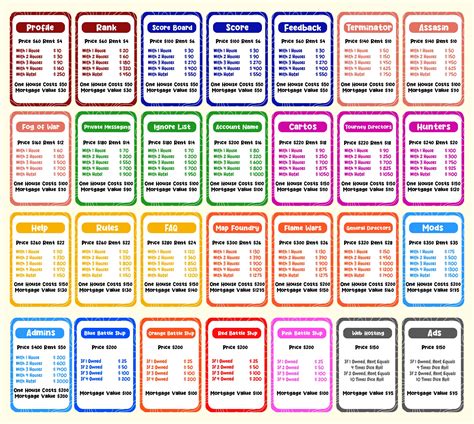 monopoly property cards pdf.